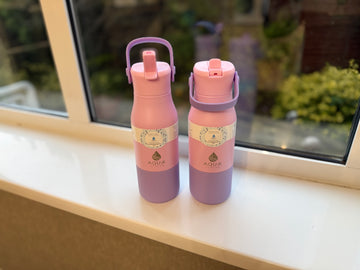 Double wall stainless steel vacuum sports water bottle