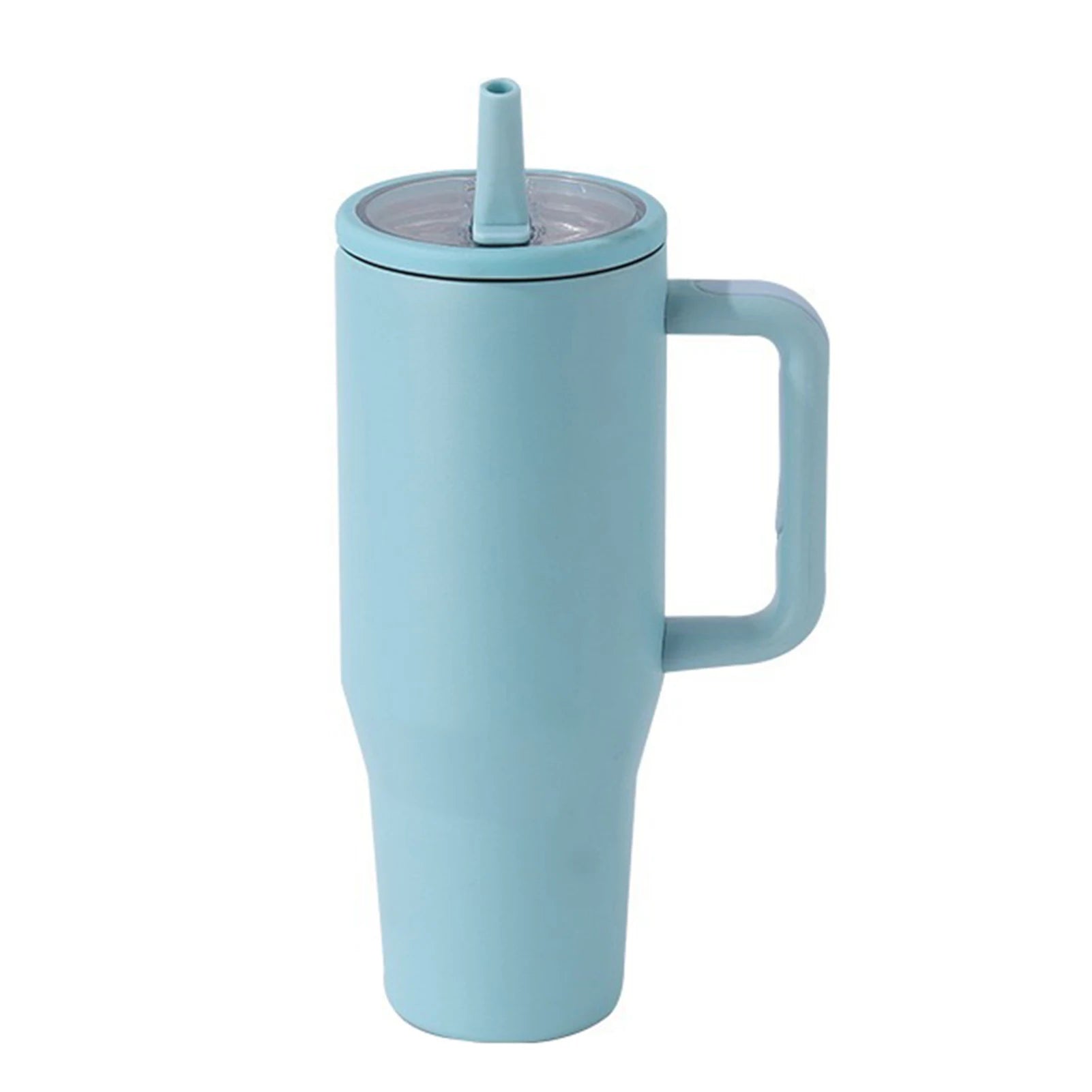 40oz Thermal Mug With Handle Insulated Long Straw Tumbler With Lids 304 Stainless Steel Coffee Tumbler Termos Cup for Travel Mug