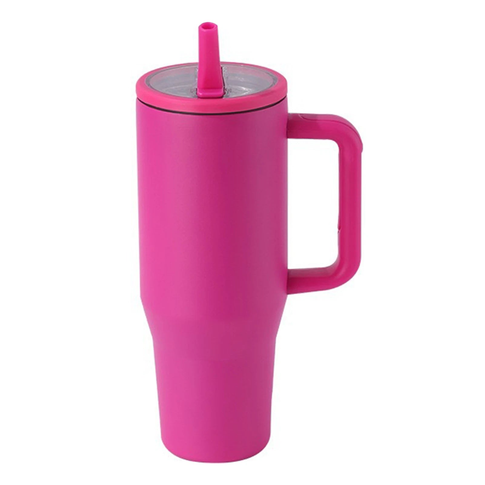 40oz Thermal Mug With Handle Insulated Long Straw Tumbler With Lids 304 Stainless Steel Coffee Tumbler Termos Cup for Travel Mug