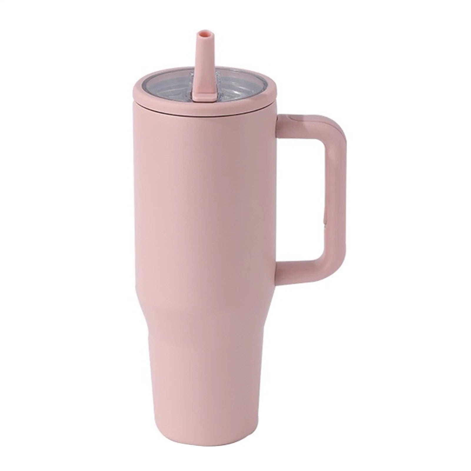 40oz Thermal Mug With Handle Insulated Long Straw Tumbler With Lids 304 Stainless Steel Coffee Tumbler Termos Cup for Travel Mug